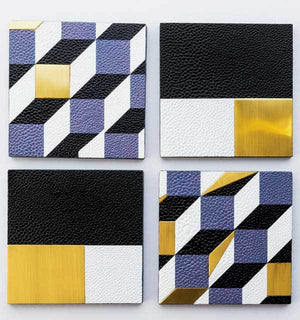 Milan Deconstructed Cube Coasters