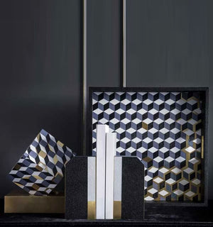 Milan Deconstructed Cube Sculpture