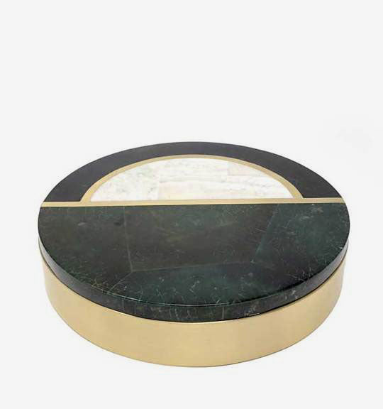 Deco Box in Shell and Brass
