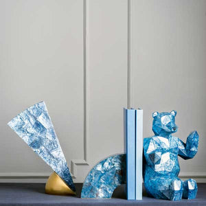 Facet Brasilia Bookends - Azure