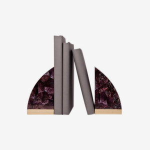 Mactan Bookends - Purple Shell