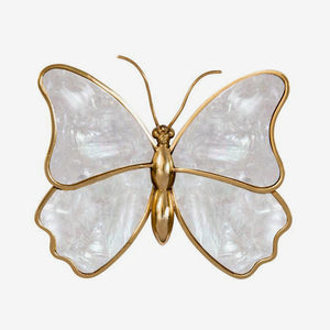 Mariposa - Brass and Shell Butterfly